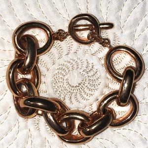 Rose Gold Chunky Chain Link Bracelet